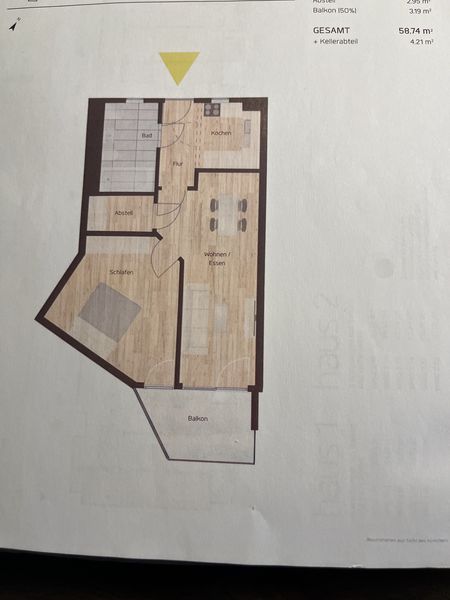 Helle 2-Zimmer-Wohnung in Pentling